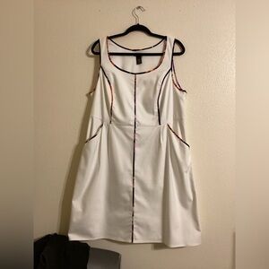 Lane Bryant White Multicolor Size 18